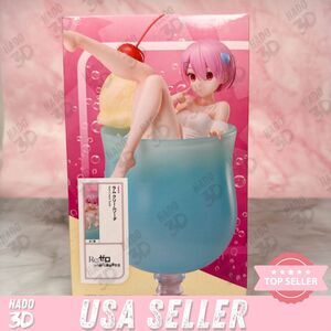 Re:Zero Ram Cream Soda 1/7 Scale Figure Prize Sealed Bath Time Pose Limited
